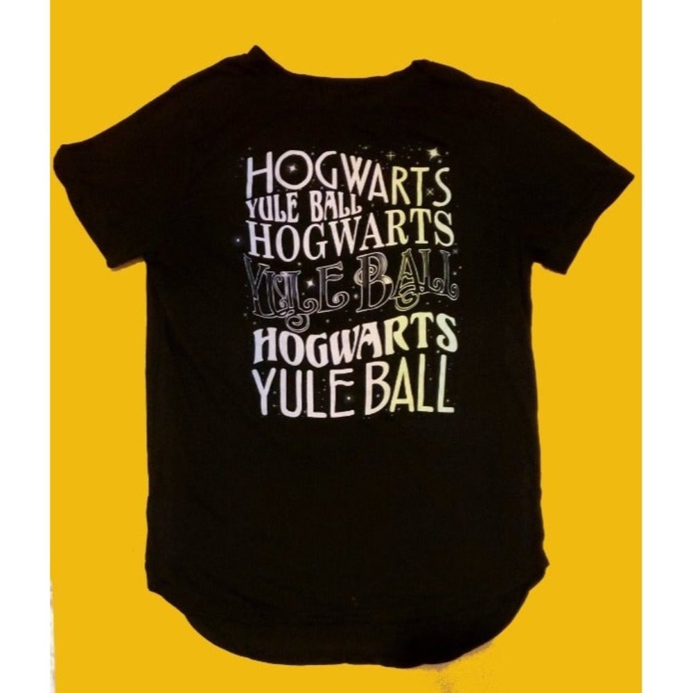 Harry Potter Hogwarts Yule Ball Black Women's Large Shirt